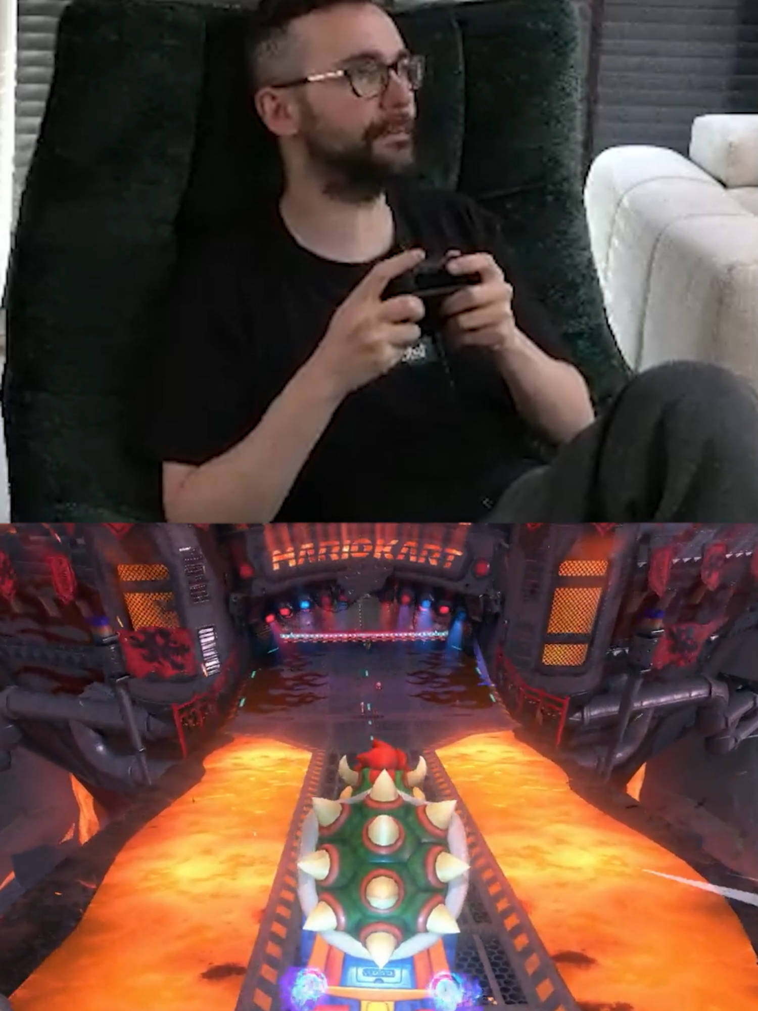 A post by @elxokas on TikTok caption: el mejor jugador de Mario Kart