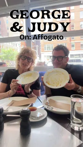 A post by @georgehahnnyc on TikTok caption: George & Judy (& affogato)