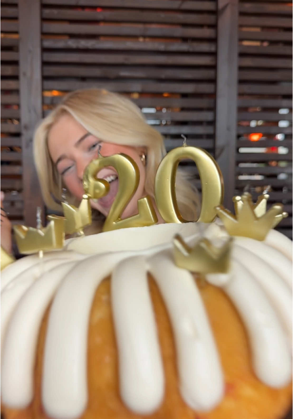 A post by @ryleearnold on TikTok caption: Just tried to get a cute video with my cute birthday cake 😂🫶🏼