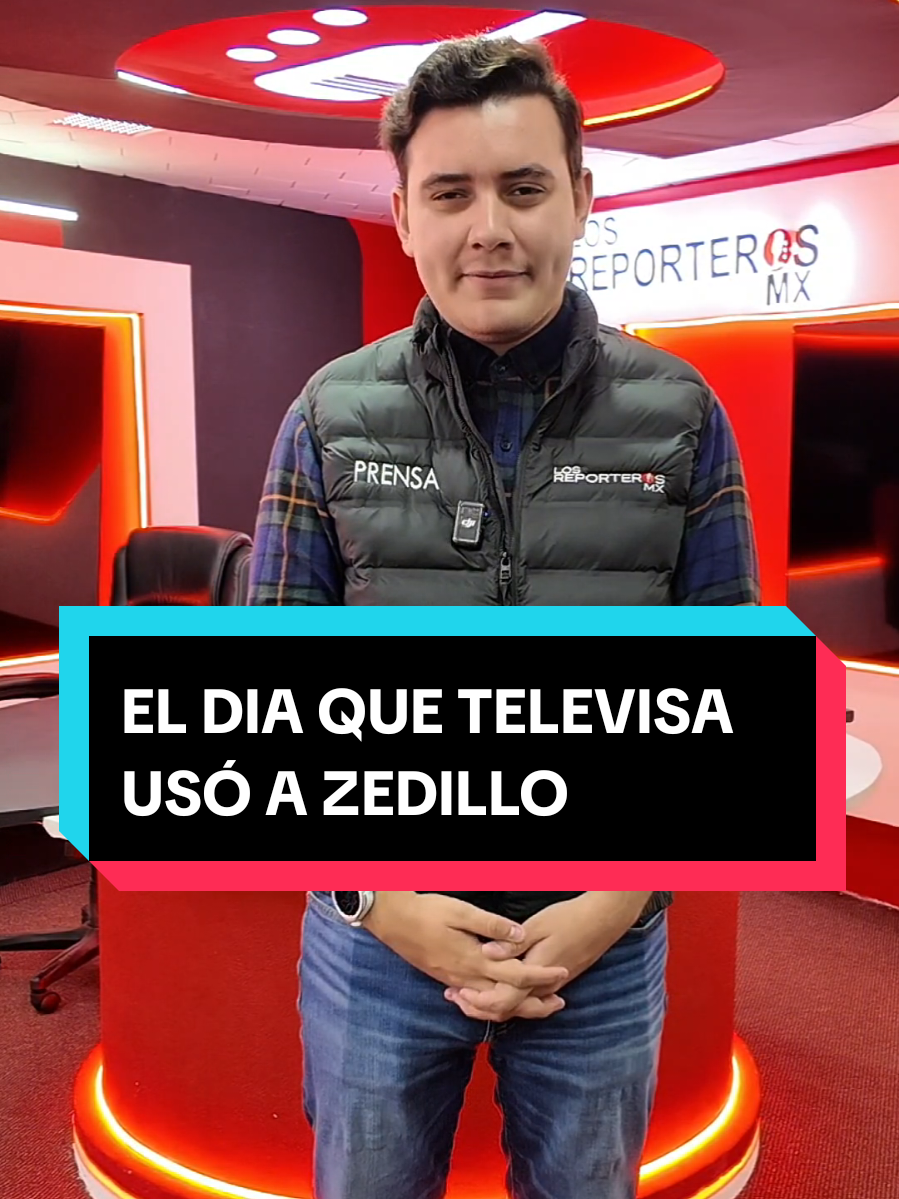 A post by @manuelpedrerooficial on TikTok caption: EL DÍA QUE TELEVISA USÓ A ZEDILLO PARA AGRADECER POR "ENTRETENER" AL PUEBLO | MANUEL PEDRERO