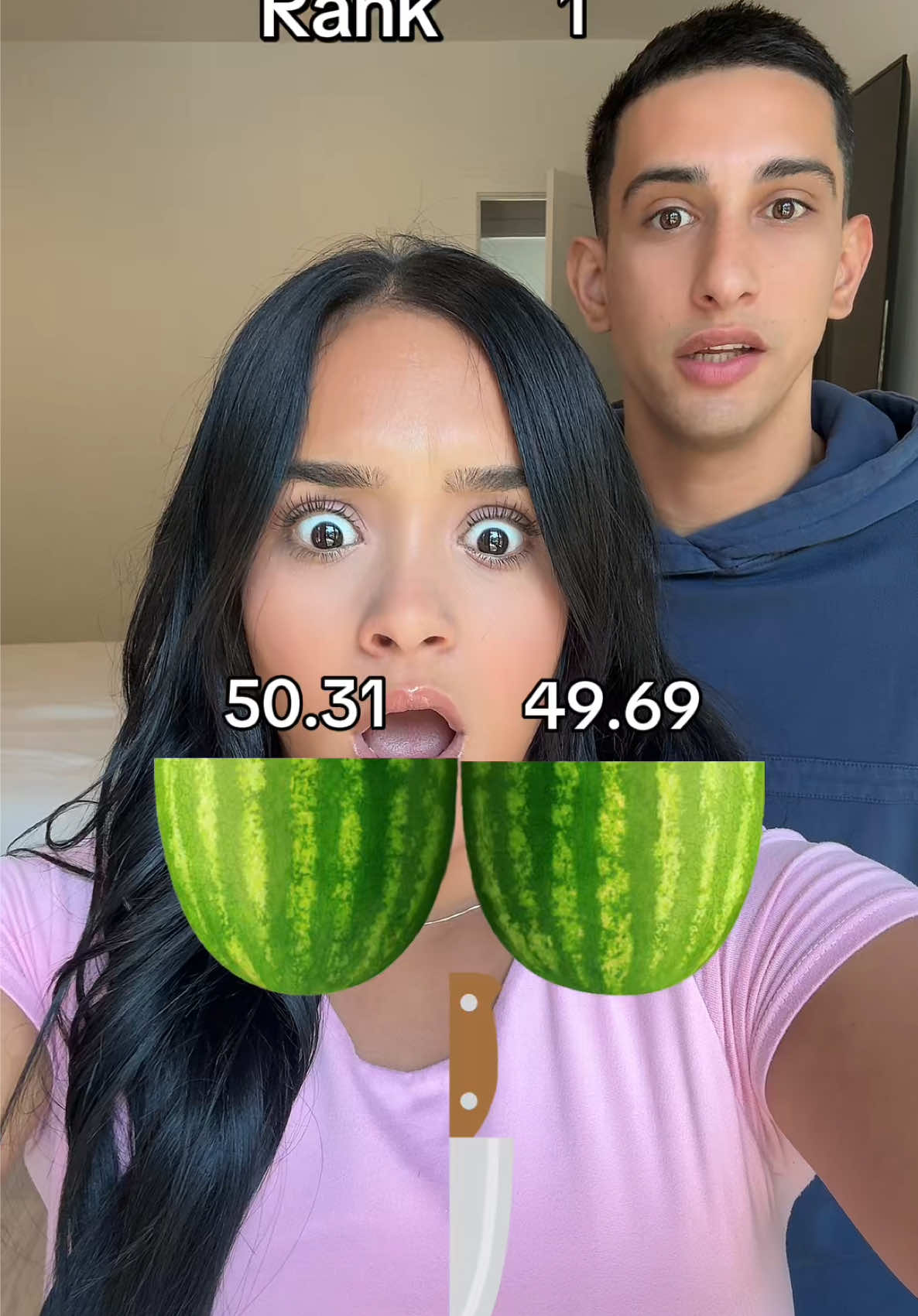 A post by @isaacandandrea9 on TikTok caption: NO WAY😱 #fyp #viral #couple 