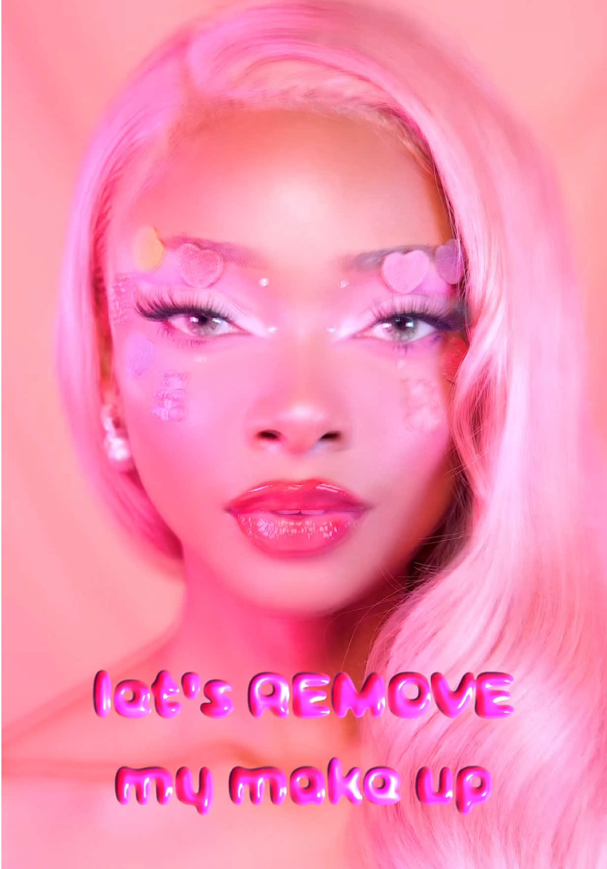 A post by @nyane on TikTok caption: Let’s remove my jelly makeup ASMR 🍬🍭🍧 @Naturium cleanser  @Tatcha US lip balm  @Glow Recipe serum  @Farmacy Beauty toner #foryoupage #skincare #jellymakeup