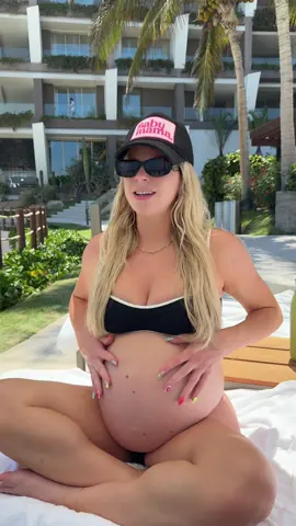 A post by @maycineeley on TikTok caption: I’m worried I might be pregnant😅😏 @Mikayla Matthews #momtok #slomw #pregnant #pregnancy 
