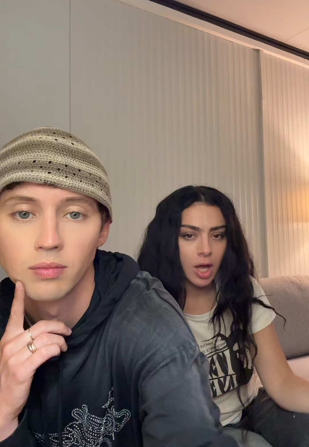 A post by @troyesivan on TikTok caption: BARTHELONA ARE YOU READY TO THWEAT? @Charli XCX 