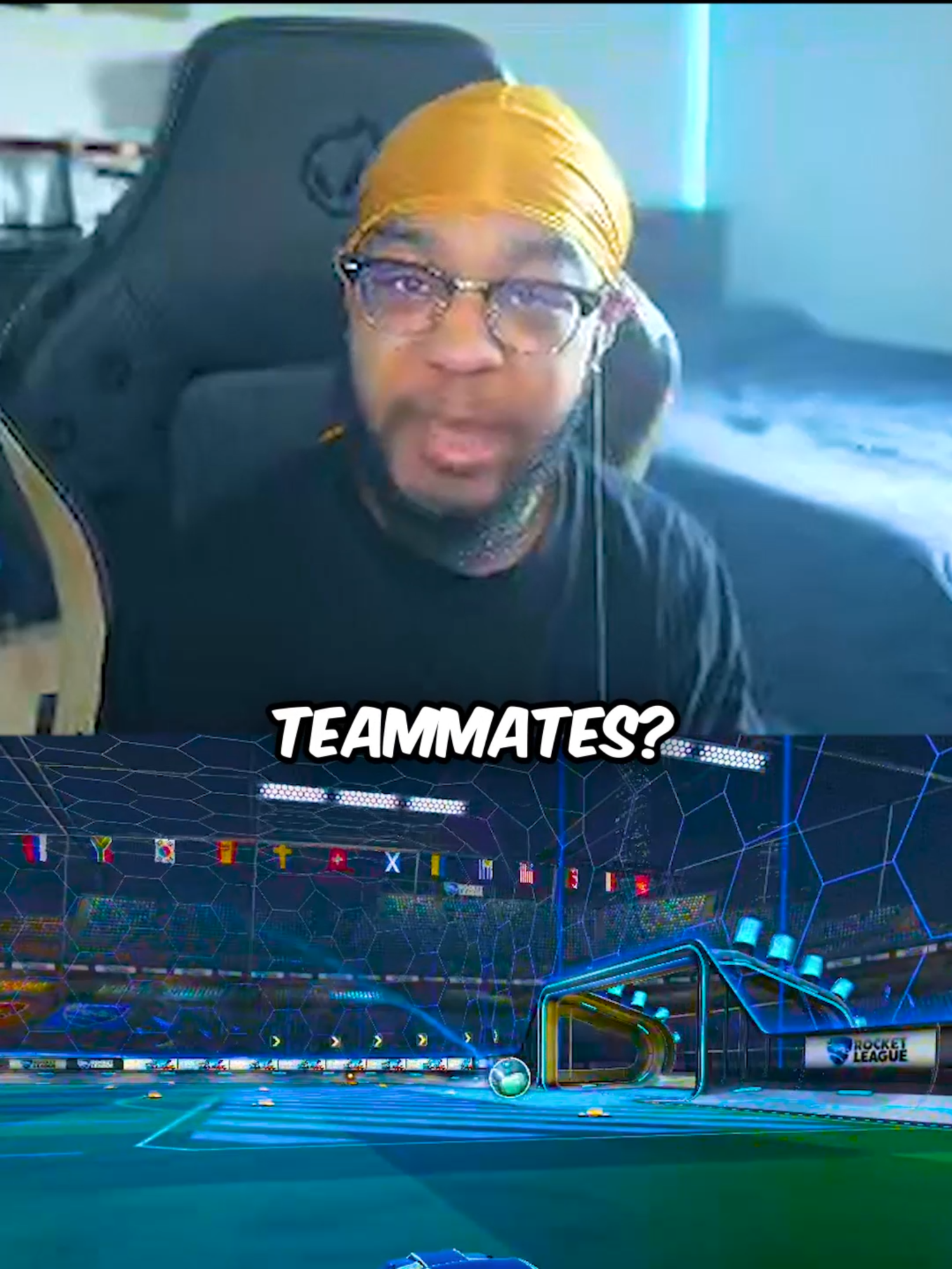 A post by @therealarsenal on TikTok caption: BAD TEAMMATES #rocketleague #rocketleaguehighlights #rocketleaguegoals #arsenalrl