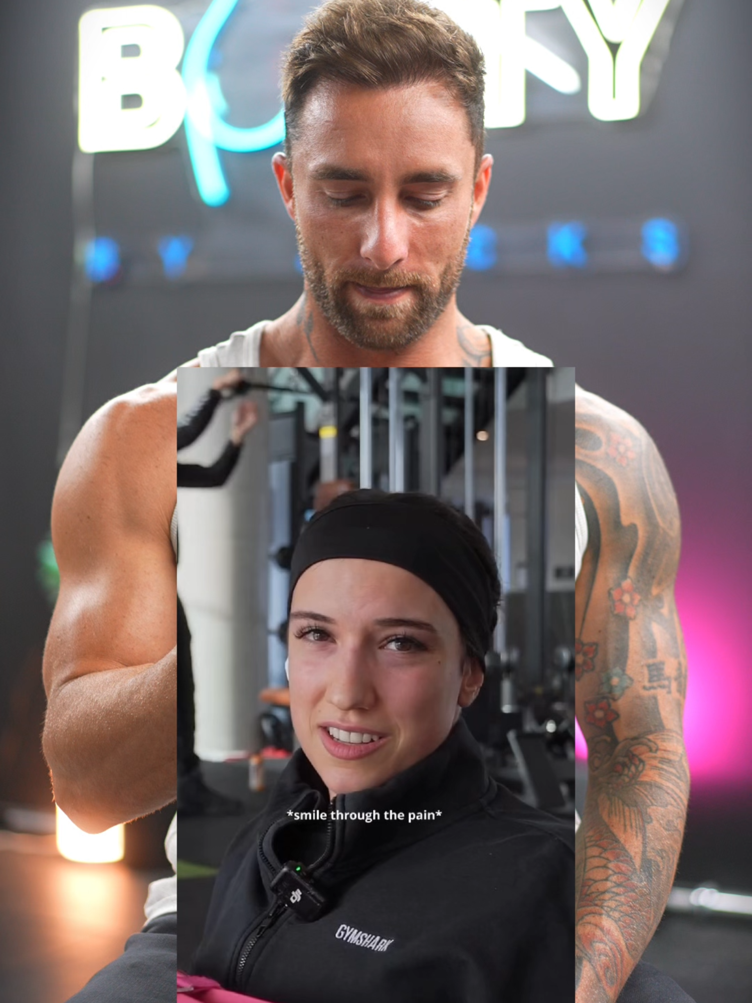 A post by @b00tybyjacks on TikTok caption: She said it felt like death… but look at her go. Proof that strength isn’t quiet-it’s loud, sweaty, and full of complaints 😂💪🔥 #PushingThrough #BeastModeWithBanter