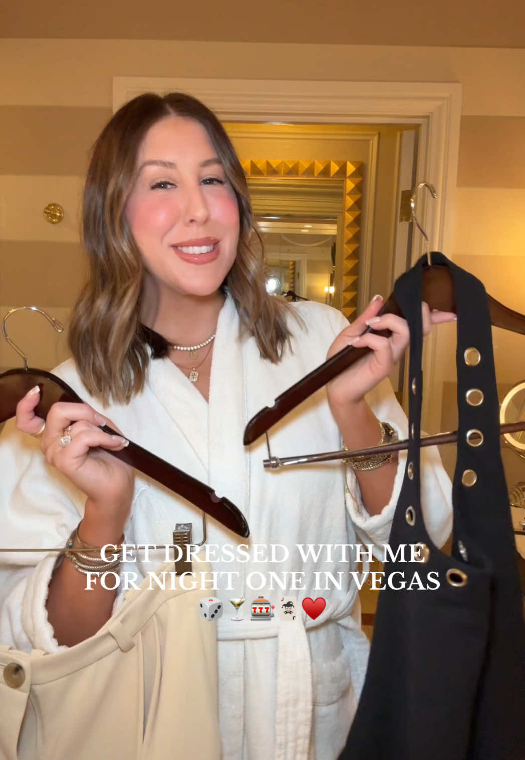 A post by @stylingwithkenzie on TikTok caption: style an outfit with me for a night out in VEGAS!!! 💃💃💃 #fashion #outfit #getdressedwithme #styling #easyoutfits #fashiontiktok #outfitinspo #fashionstyle #fashionstyling #howtostyle #cuteoutfits #whattowear #sunmerfashion #outfitideas #clothes 