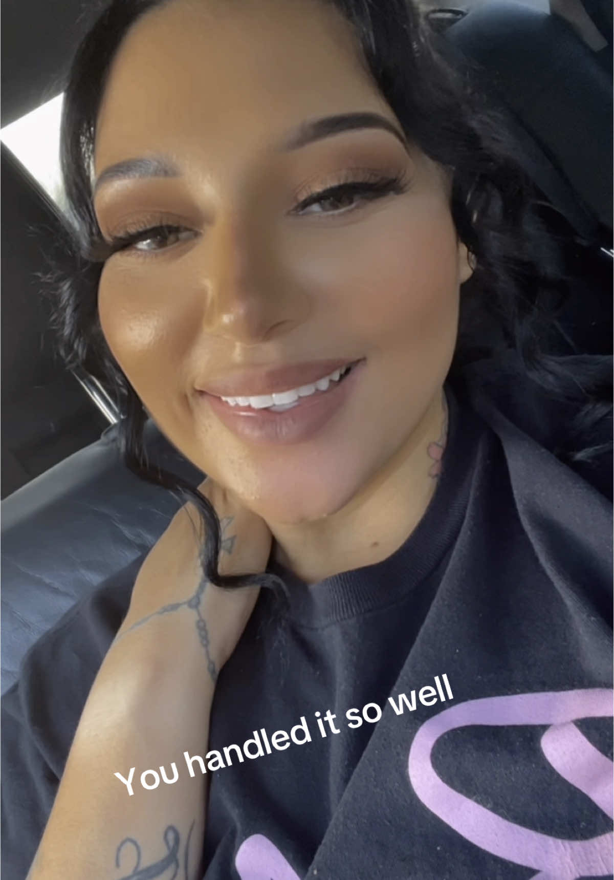 A post by @abimckinstry18 on TikTok caption: 1-06-2025 was the worst day of my life. Almost 5 months later, I’m doing okay. It’s a day by day process🤎 S/O to my biggest supporter system! #fyp 