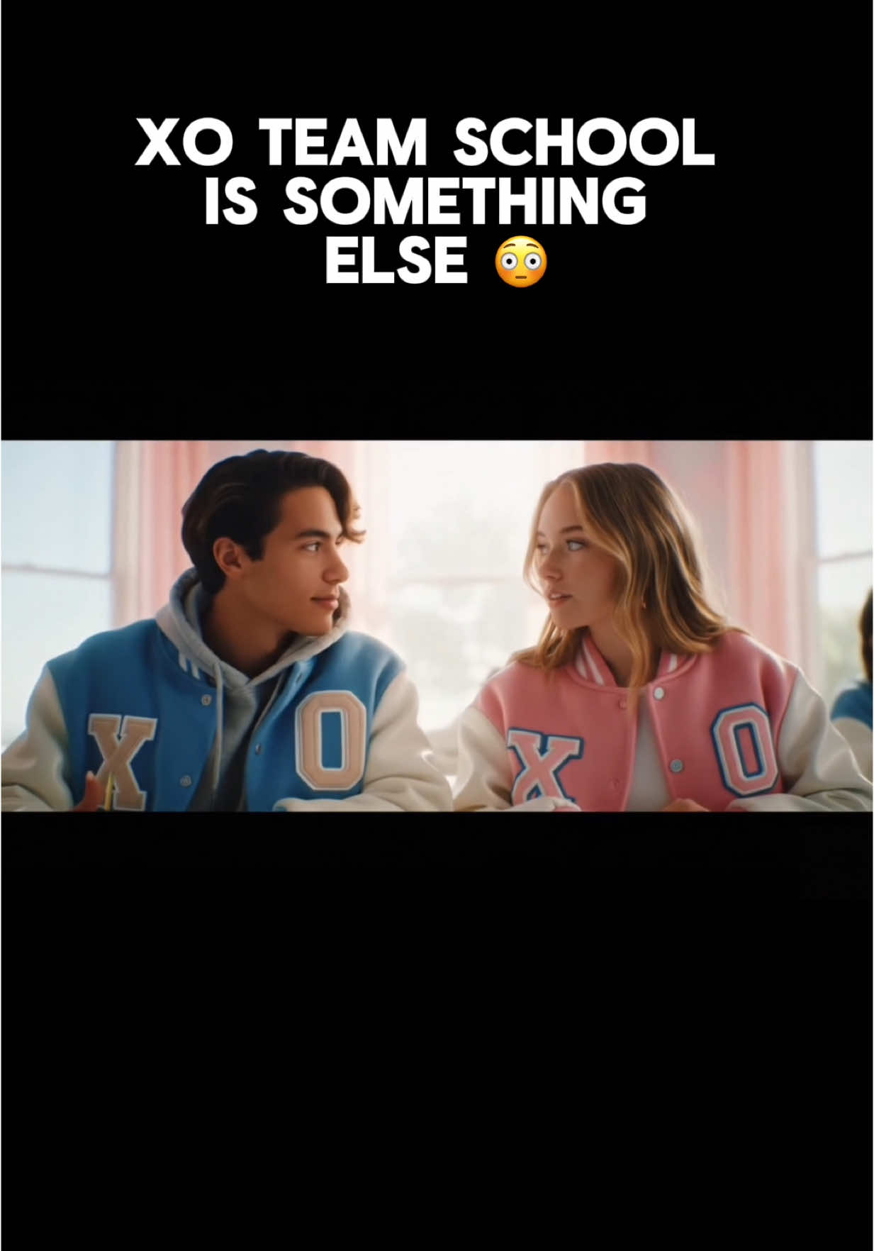 A post by @xoteam on TikTok caption: would you go to this XO School? 😇👏🏻 #veo3 #veo3ai #xoteam 