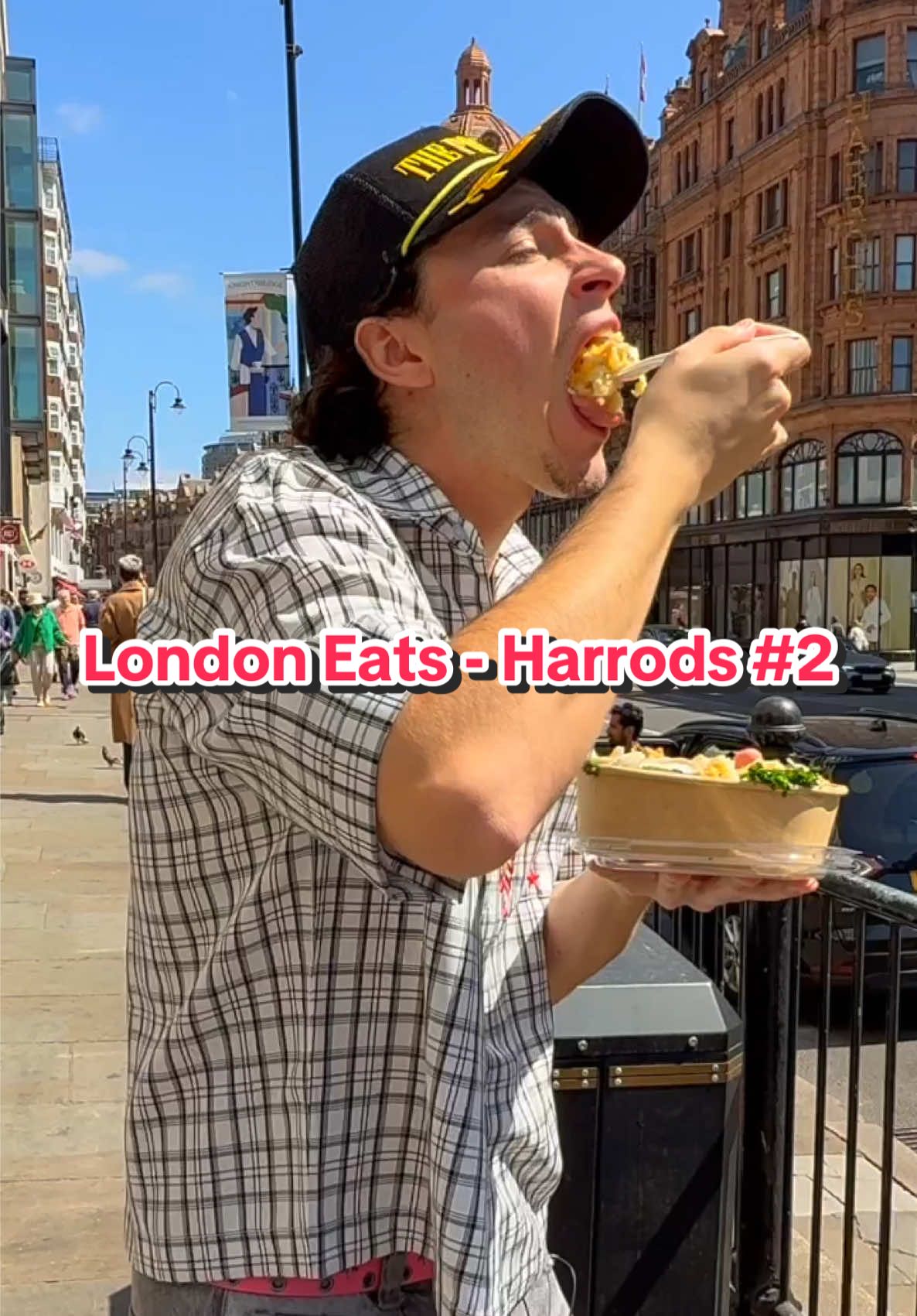 A post by @tom on TikTok caption: What’s Next? 😳 Trying Harrods Viral Chicken Box! #london #harrods #londonfood #chicken #foodreview 