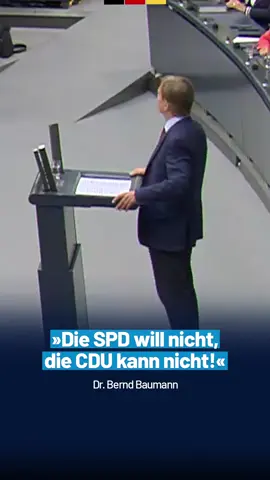 A post by @afdfraktionimbundestag on TikTok caption: Deutschland hat 2 Probleme! - Dr. Bernd Baumann - AfD-Fraktion im Bundestag