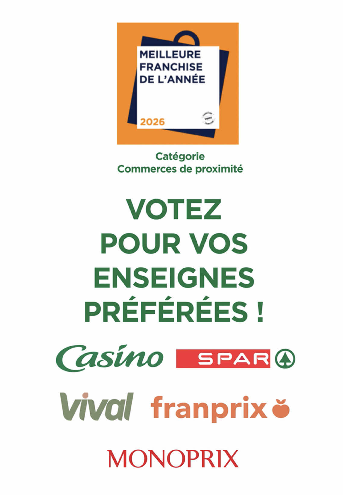 A post by @casino_france on TikTok caption: 🎉 Et si votre magasin de quartier préféré vous faisait voyager ? 🇮🇹✨ Spar, Vival et Casino sont en lice pour devenir les meilleures chaines de magasins de proximité 2026 🏆 En votant pour nous, tentez de gagner un voyage à Rome et plein d’autres cadeaux 🎁  📲 Rendez-vous sur : https://petitcasino.casino.fr/page/meilleure-chaine-de-magasin-de-lannee et votez afin de soutenir votre magasin du quotidien !  #Vote #MeilleureChaîne2026 #JeuConcours #MagasinDeProximité 