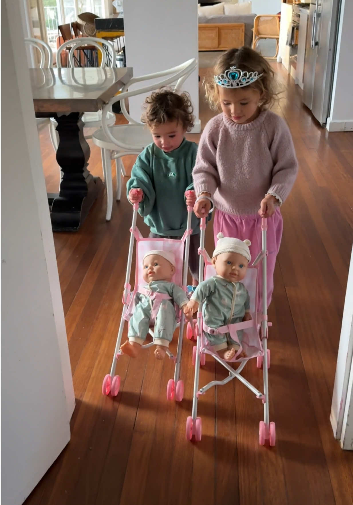 A post by @indyclinton on TikTok caption: sisterhood has begun
