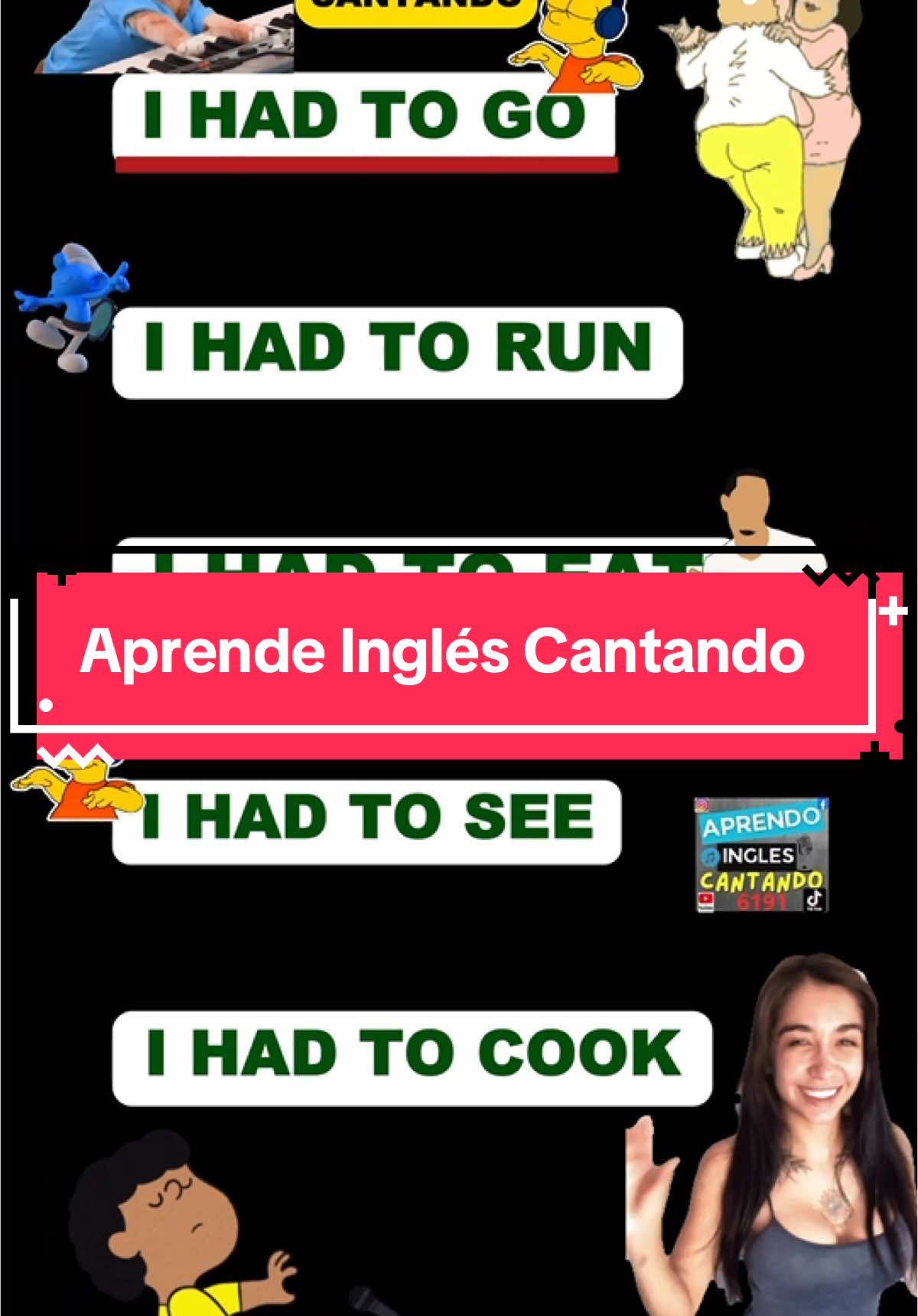 A post by @aprendoinglescantando on TikTok caption: Aprende Inglés Cantando  #Aprender #aprenderinglescantando #Aprendizaje #learnenglish