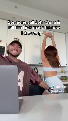 A post by @johncena on TikTok caption: 👋 @Jake Shore 