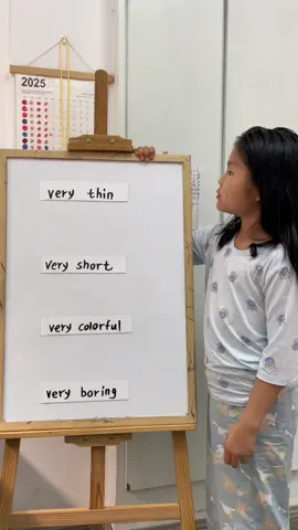 A post by @englishfuns on TikTok caption: Different Ways to Say “Very Thin”, “Very Short”, and More