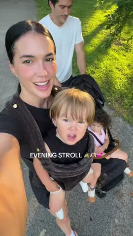 A post by @brittany.xavier on TikTok caption: come with us on our walk 💕🫶🏻 #family #momlife #vlog 
