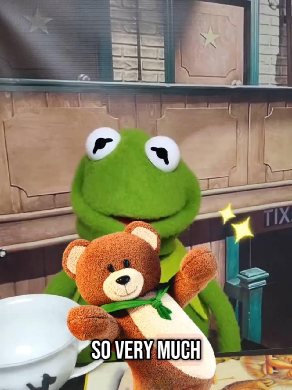A post by @kmup_tv on TikTok caption: my jokes are so bad you'd think I was Fozzie Bear! lol #joke #bad #live #livestream #memories 