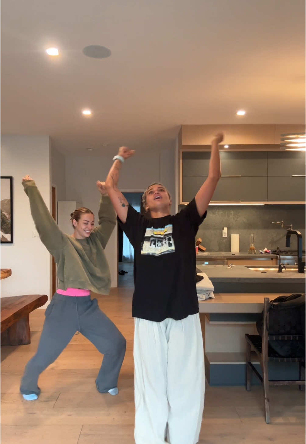 A post by @charlyjordan on TikTok caption: BTS w @Salah Brooks 🚁 good morning 