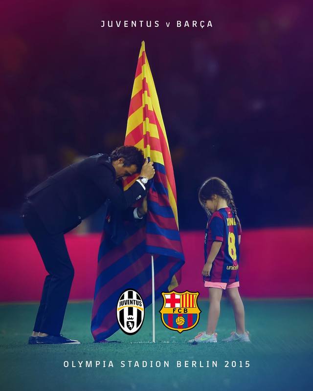 A post by @fcbarcelona on TikTok caption: #OTD in 2015… History was made in Berlin. 💙❤️ That final. That treble. That glory. 🏆 #fcbarcelona #uefachampionsleague 