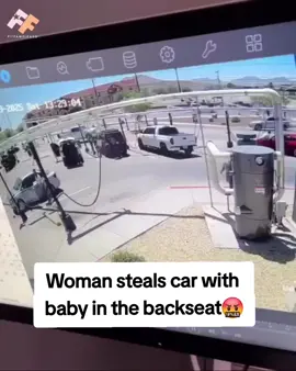 A post by @kingkylelee210 on TikTok caption: God sent her guardian angels ❤️👏🏼 Suspect Josslyn Rae Reed was arrest it and charged with grand theft auto, kidnapping & abandonment/endangerment of a child with imminent danger or bodily injury