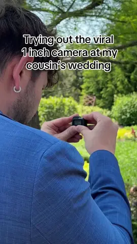 A post by @jayandmackfilms on TikTok caption: Camera quality is amazing for only $40! #weddingvideo #minicamera 