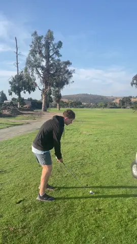 A post by @mulliganmaster on TikTok caption: I’m trash… #golf #fail #fyp 