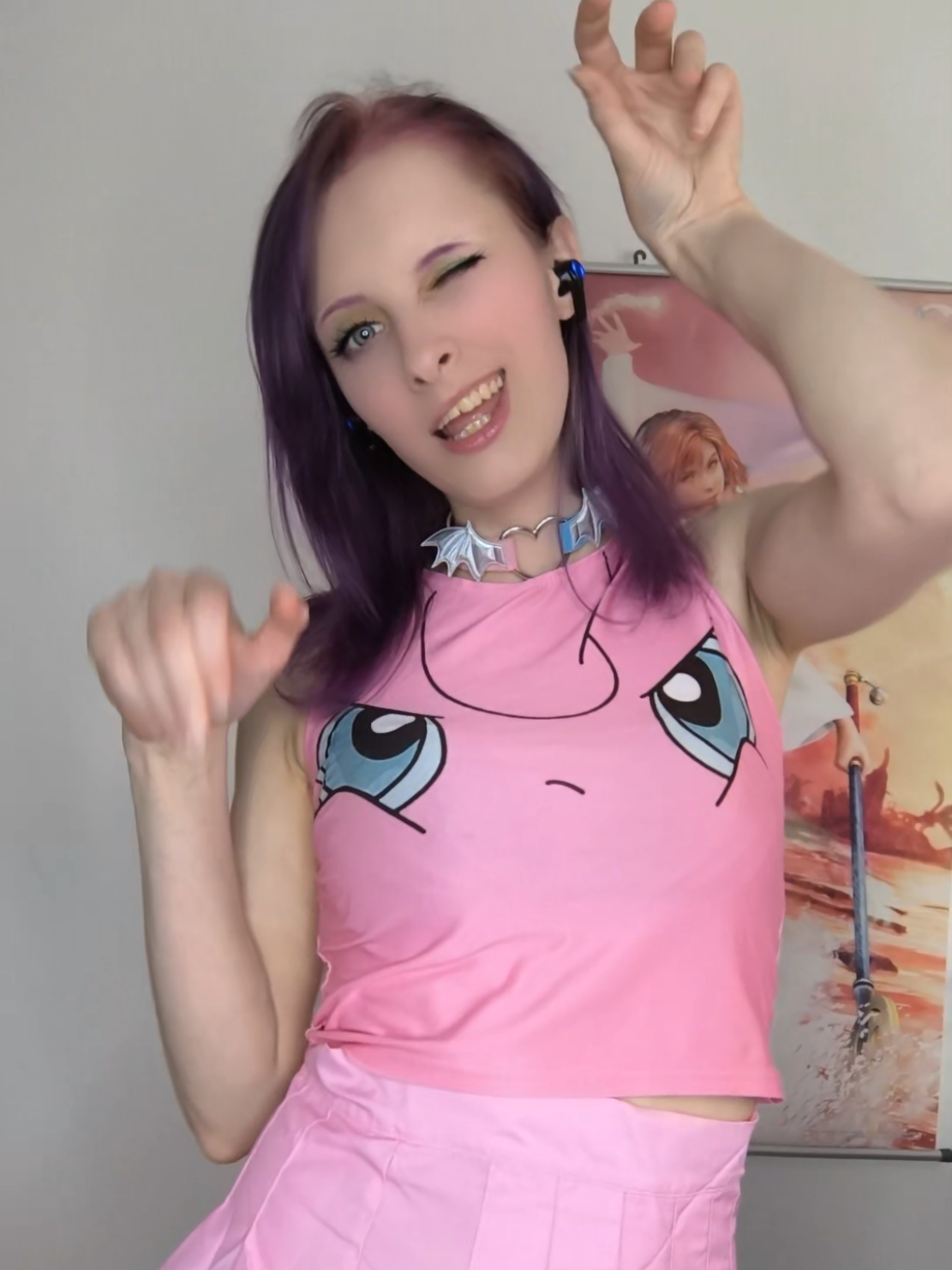 A post by @sakurakazecos on TikTok caption: you Like hello Kitty? i actually prefer kurumi And cinamonroll