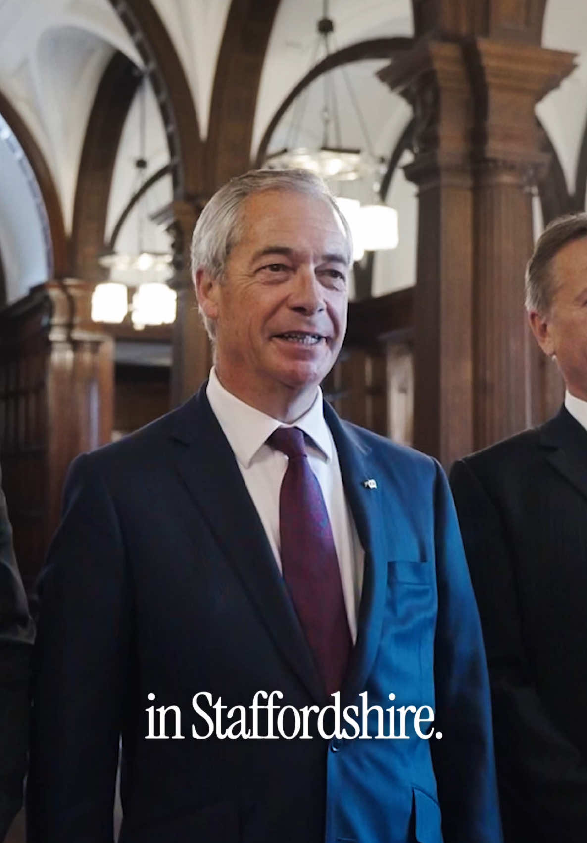 A post by @reformparty_uk on TikTok caption: Staffordshire County Council are ready to get to work. ✅