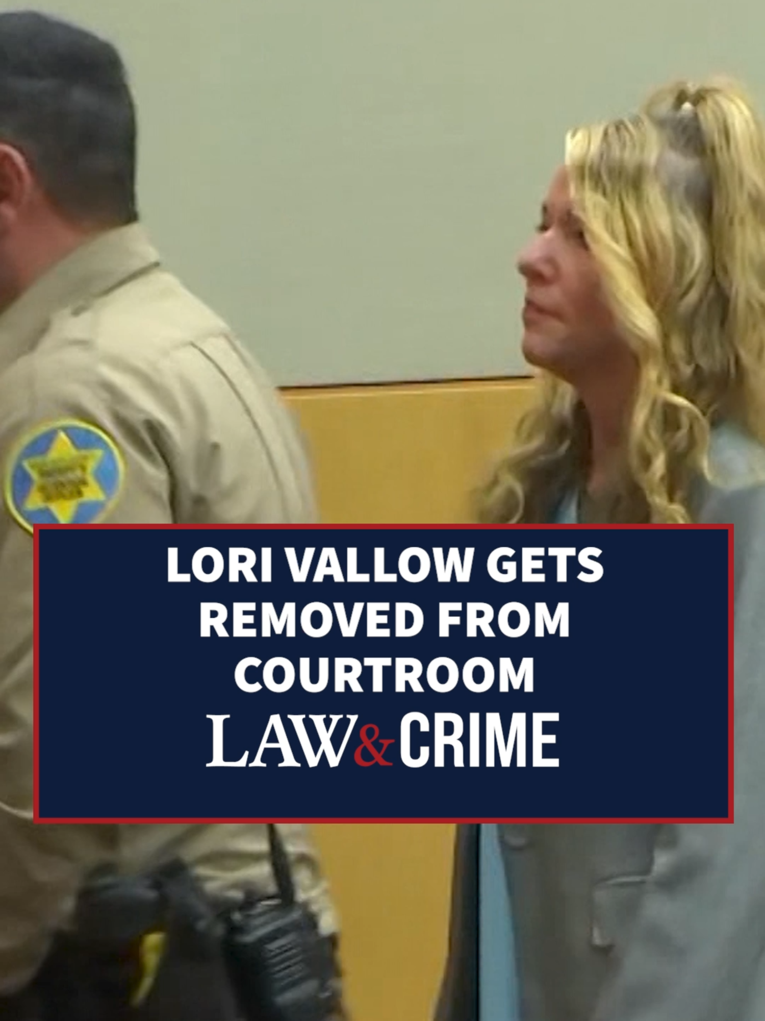 A post by @lawandcrime on TikTok caption: Tensions flared between #LoriVallow and Judge Justin Beresky on Friday after the jury was sent out. The argument began after Vallow was warned about going into places she shouldn't, which could potentially open the door to discussions about her murder convictions. Lori started to argue with Judge Beresky, who then told the deputy to remove her from the courtroom. She returned later to continue her cross-examination of Brandon Boudreaux.