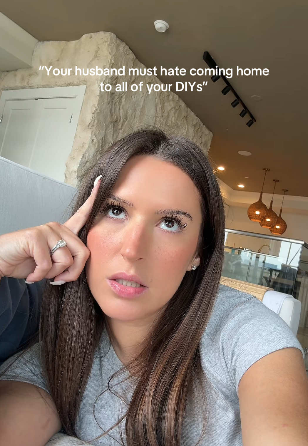 A post by @the_avantgarde on TikTok caption: The cat’s outta the bag you guyssss, I have an unsupportive husband 🤪