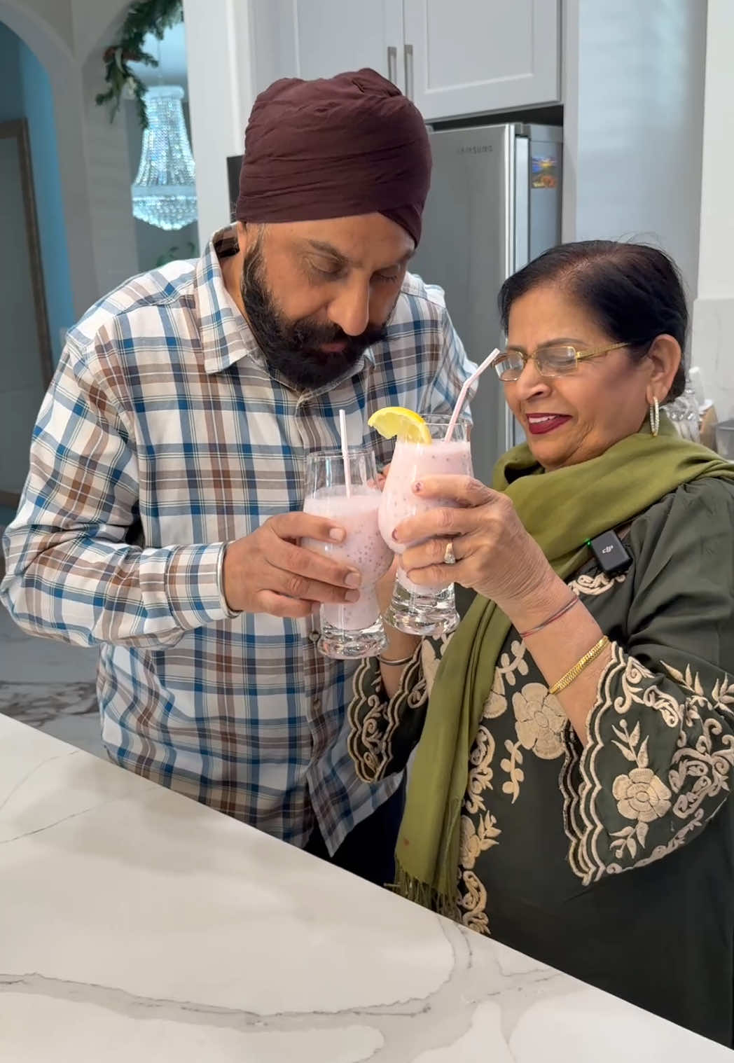 A post by @parmskitchen on TikTok caption: Would you call this a health drink?