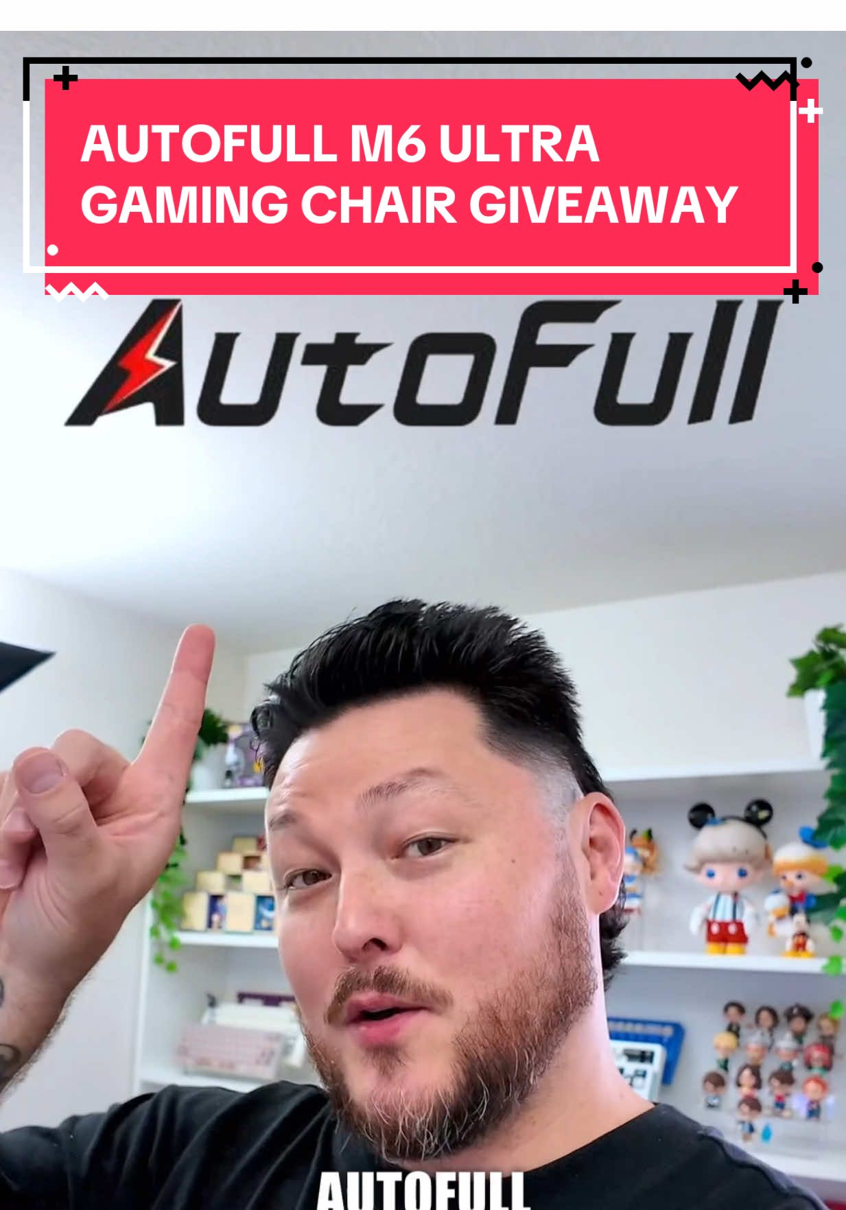 A post by @hapathunder on TikTok caption: I’m teaming up with @AutoFull_official to giveaway 2 M6 Ultra Gaming Chairs. Link in bio to enter! @Blended Group #AutoFullxNiKo #NiKosPick #AutoFull #CS2 #AutoFullM6 #blendedgtalks #hapathunder #fypシ 