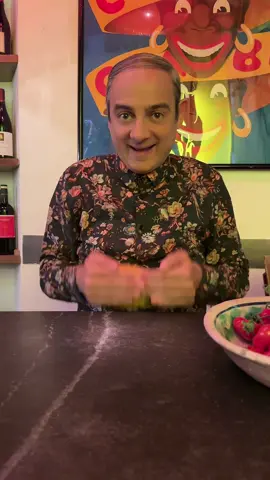 A post by @arnaldomangini on TikTok caption: What’s your favorite fruit? 🍍#arnaldomangini #comedy 
