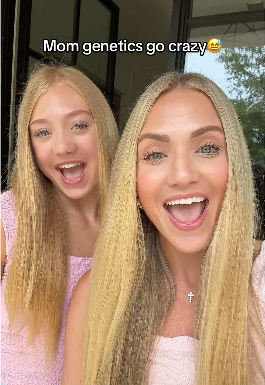 A post by @savv.labrant on TikTok caption: Do we look alike?😅