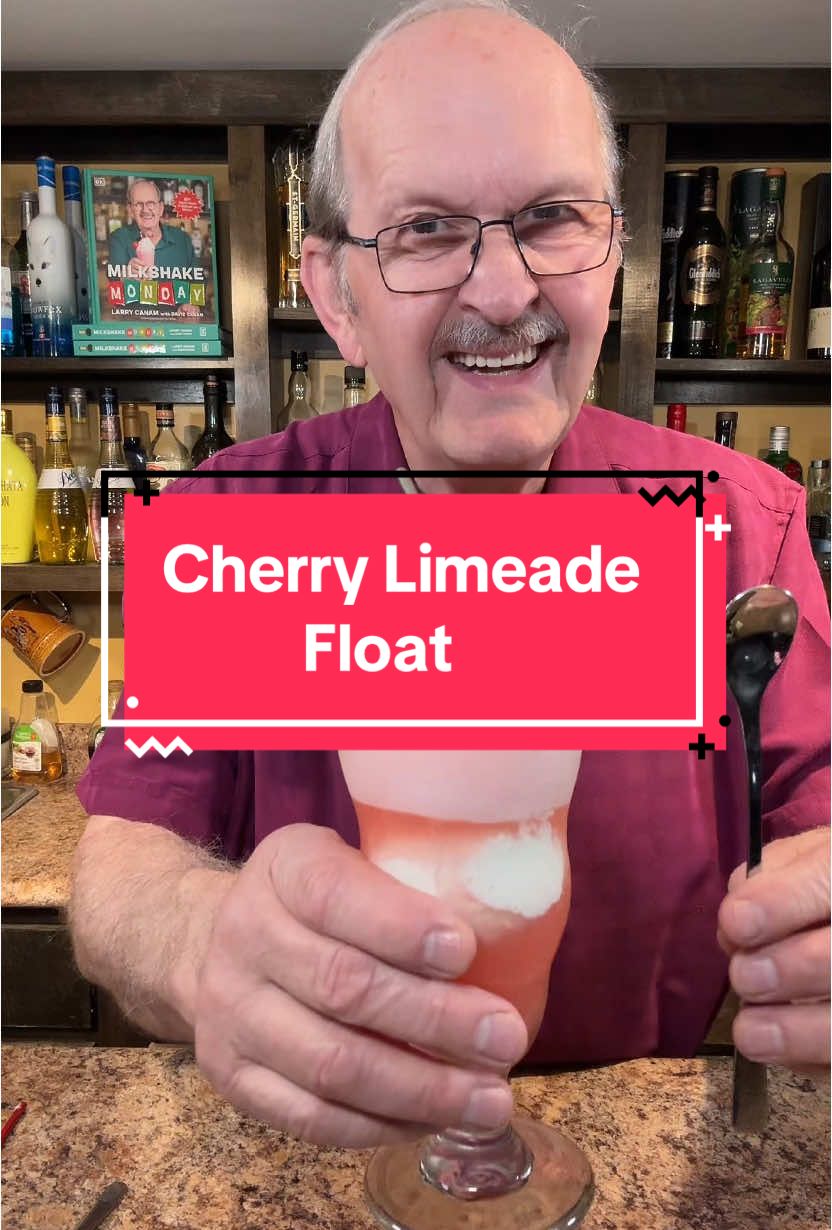 A post by @thewhyteelephant on TikTok caption: I’ve been looking for Cherry Limeade for so long and I’ve finally found it. It’s so good. #icecream #soda #lime  #cherry #float 