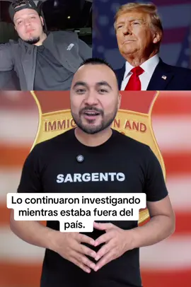 A post by @sargentocarloscornejo on TikTok caption: Que opinas de este cambio en el caso? #trump #inmigrantes #sargentocornejo 