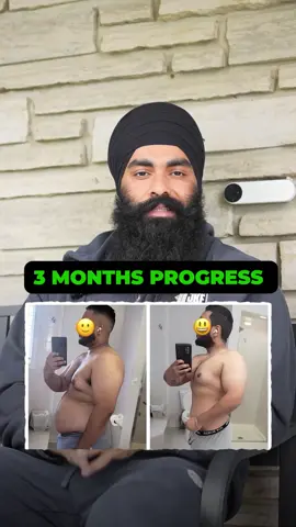 A post by @jasjeetkhairafitness on TikTok caption: Transformation In Just 3 months #jasjeetkhaira #fatloss #healthcoach #fitness