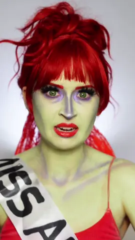 A post by @whosbeth_ on TikTok caption: B is for Beetlejuice: Miss Argentina ✨ #makeup #missargentina #beetlejuice #cosplayer #moviechallenge 