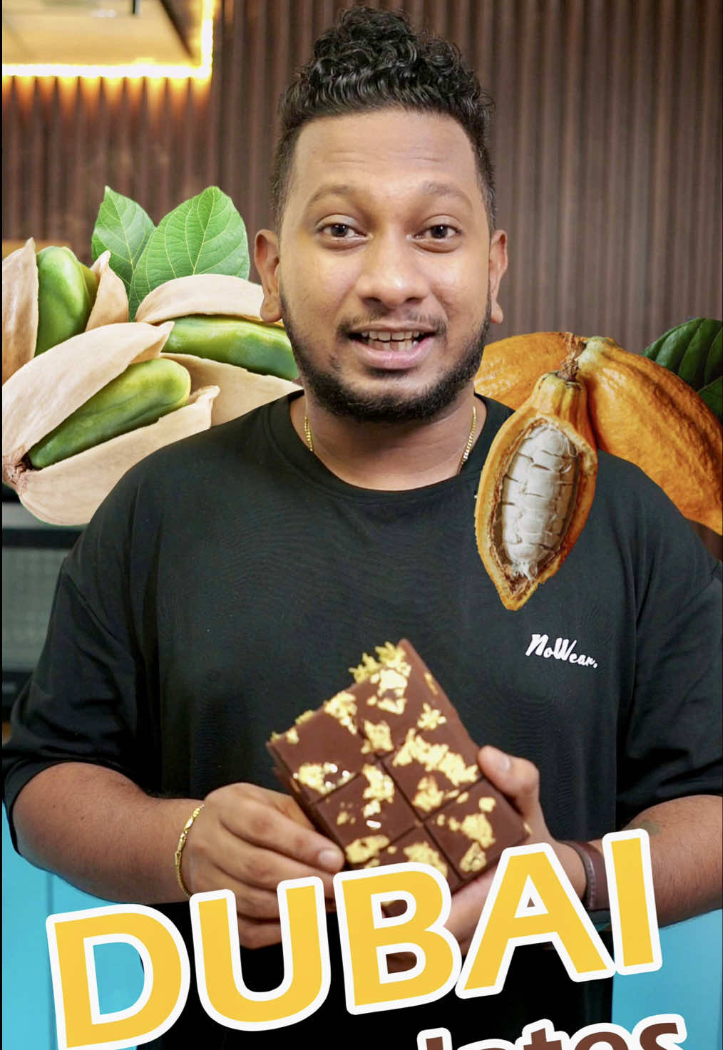 A post by @dinux_kitchen on TikTok caption: Dubai Chocolate Recipe 🍫🇦🇪 #whattocook #wheretoeat #tiktokvlog #dinuxkitchen 