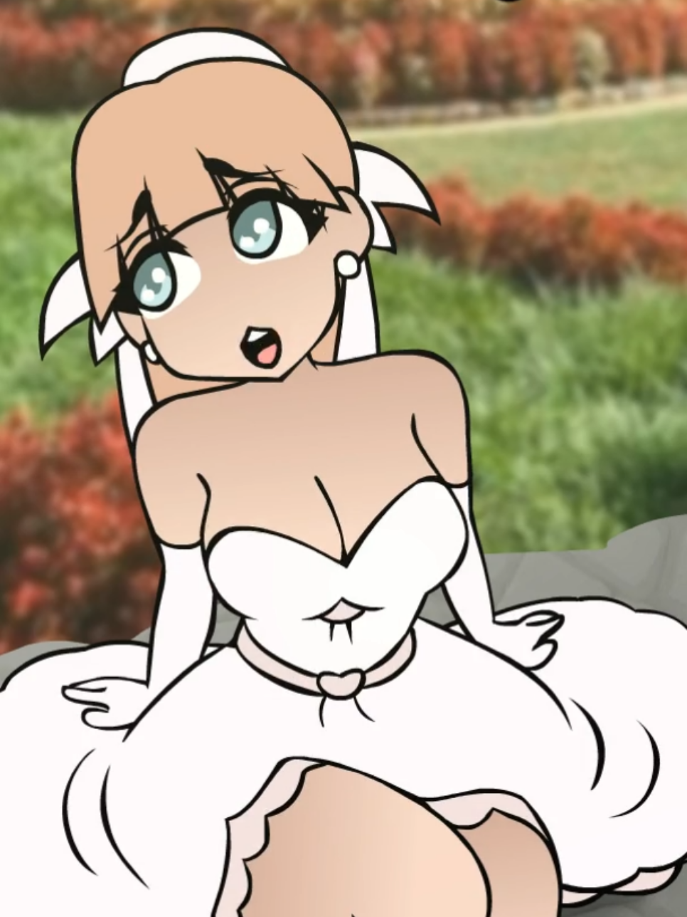 A post by @jazzon_shorts on TikTok caption: Catching strays 👰 Support me: Patreon in bio ❣️  #funny #animation  #funnytiktok #funnymemes #animationmeme 