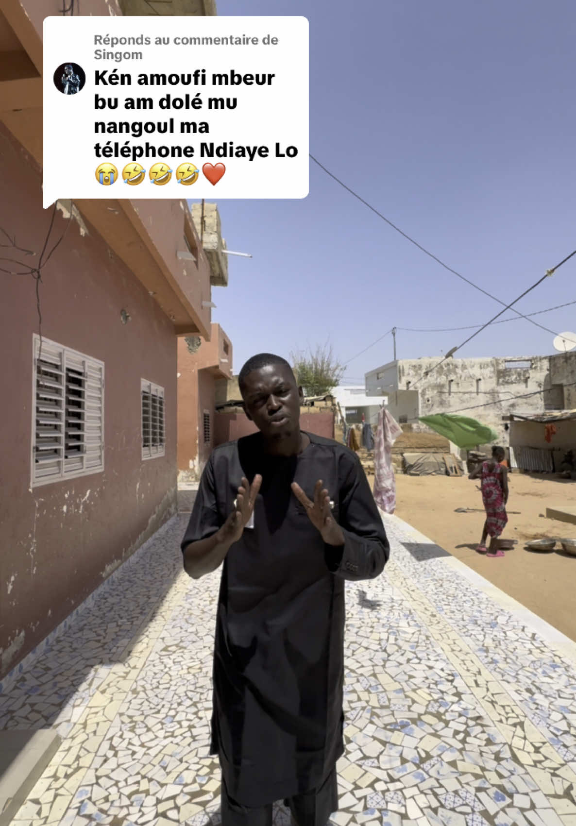 A post by @ndiayeloofficiel on TikTok caption: Réponse à @Singom lousi way meun🤣🤣🤣❤️