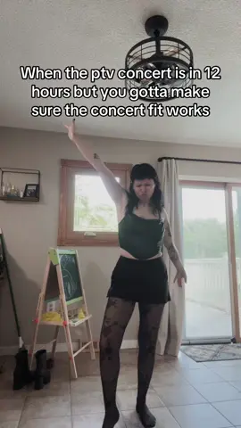 A post by @bigboibrianna on TikTok caption: 💅🏽💅🏽💅🏽 #fyp #fypシ #ptv #ptvconcert #outfit #cute #running #piercetheveil 