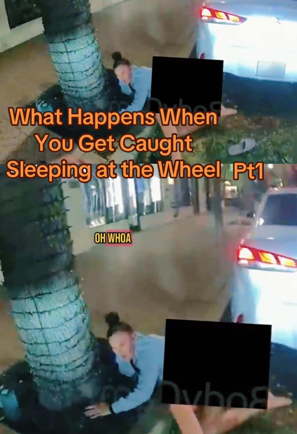 A post by @skycopcamtv on TikTok caption: #What Happens When You Get Caught Sleeping at the Wheel #cops #copsoftiktok #policeofficer 