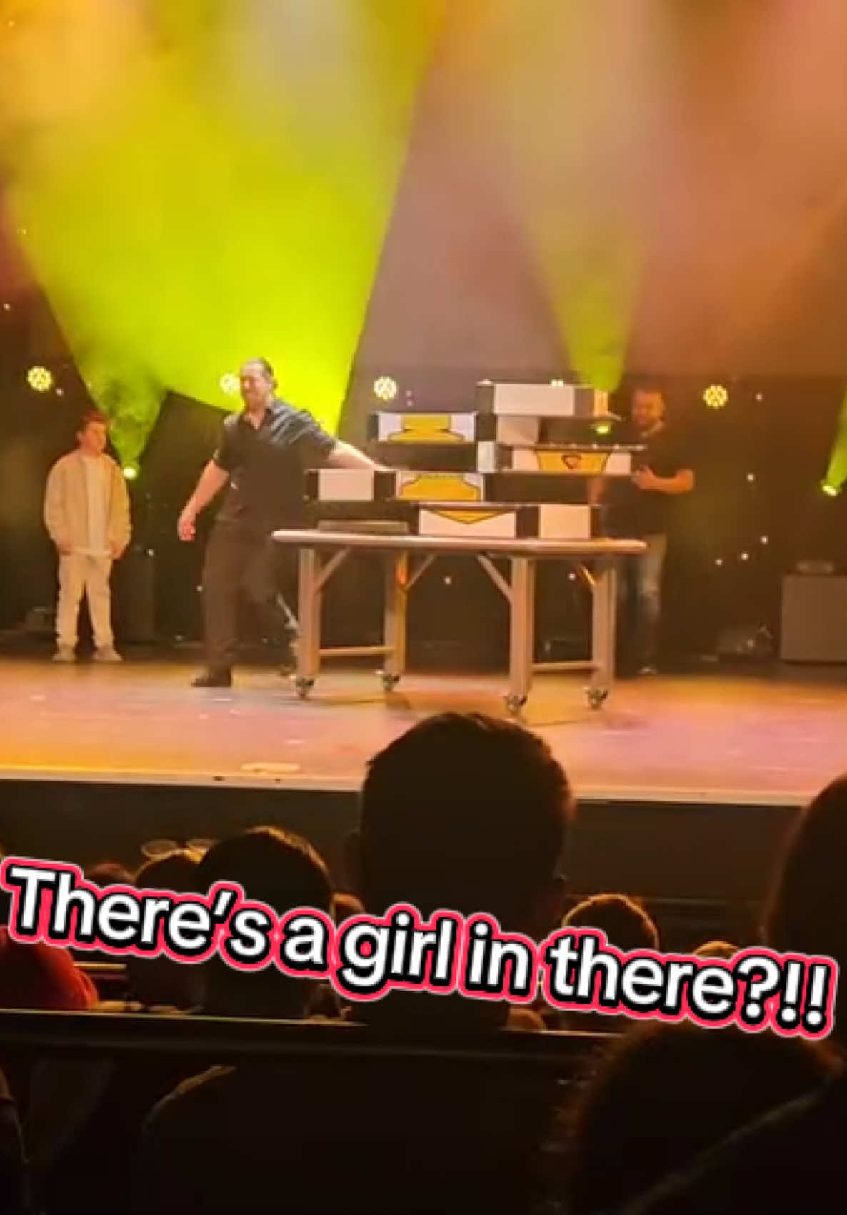 A post by @jacksonaces on TikTok caption: Is magic real? 😳 Did she use the Ender Pearl 😂? Is @Maddie Owen a contortionist? Magic Shows coming up at Sydney Opera House, Crown Melbourne and Twin Towns, DONT MISS OUT 😳 #magicshow #australia #sydneyoperahouse #crownmelbourne #twintowns