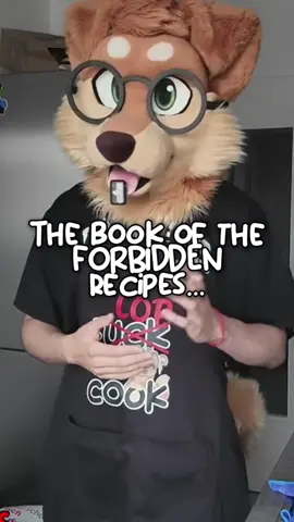 A post by @justafluffymax on TikTok caption: Why made of that #furry #cute #cooking 