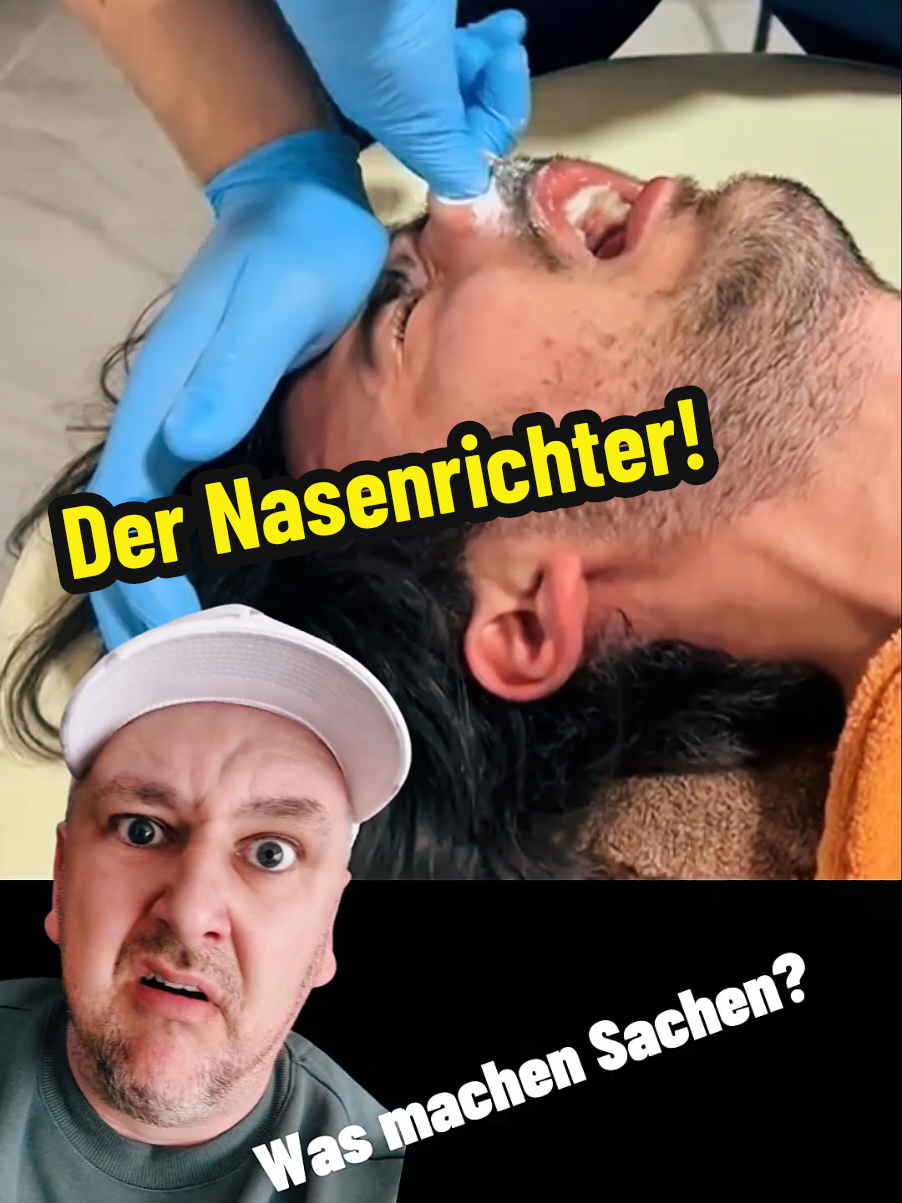 A post by @datschenmaen on TikTok caption: Egal ob #Lackschäden in der #Fontanelle oder #Falten im #Rechnergehäuse , der #Nasenrichter hilft dir mit dieser #kaukasischen #Fingertechnik in Sekunden! 😏 #datschenmän #reaction #storytime #Nase #storytime #nasenspray #comedie #durchatmen #chiropractic #schnupfen #lustigevideos #satire #therapie #livehack #medizin 