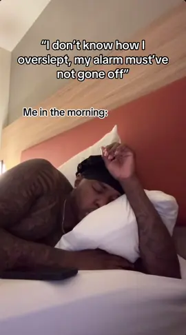 A post by @hooded_hoodlum on TikTok caption: My phone must’ve died or something 🤦🏾‍♂️🤷🏾‍♂️#miltok #tired #sleep #morningperson 