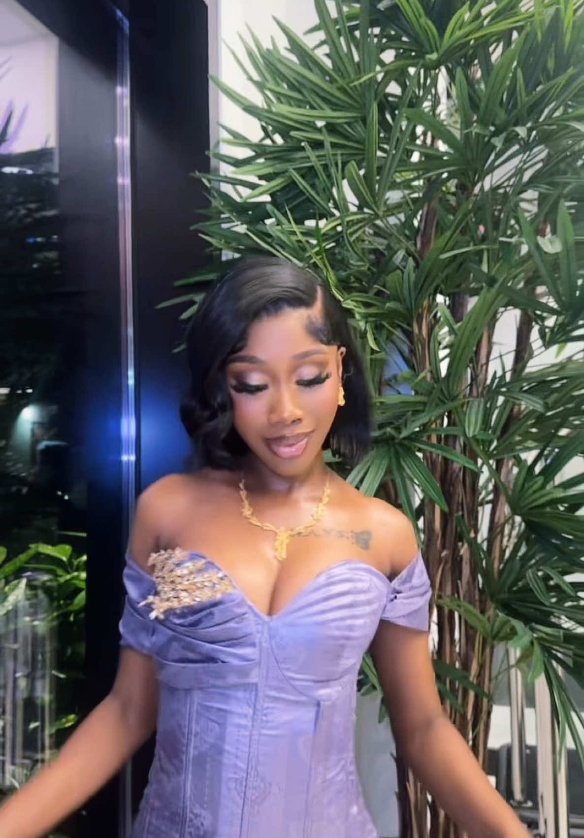 A post by @saffiemillz on TikTok caption: Lou nekhhhhh😩💜 #fyp #eidmubarak #senegalaise_tik_tok🇸🇳pourtoichallenge 