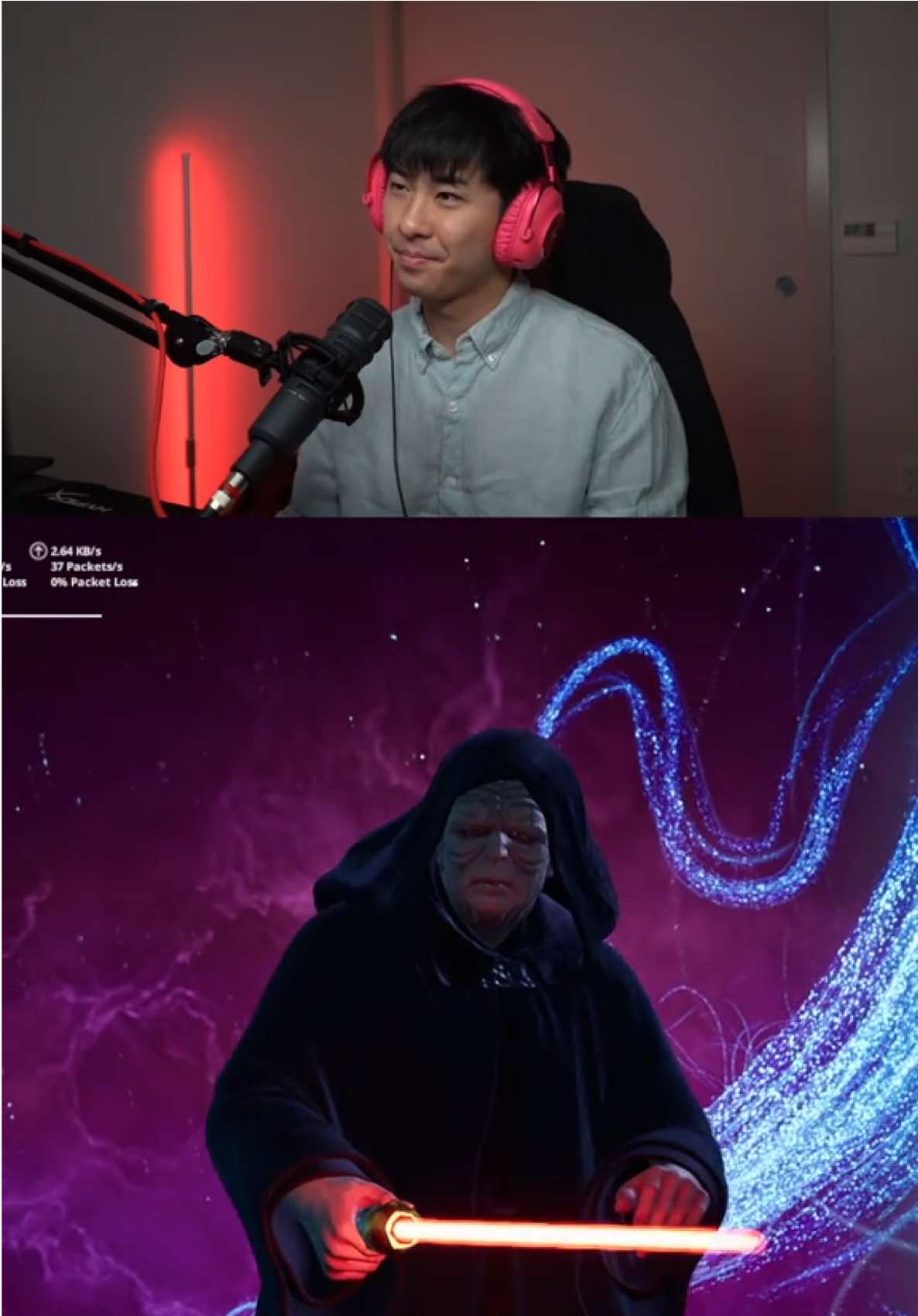 A post by @sushibae on TikTok caption: Full Star Wars Event into next season #fortnite #starwars #palpatine #deathstar #sushibae